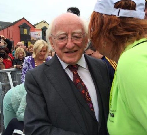 Mrs Seán Kelly; President Michael D Higgins, Mary Kelly