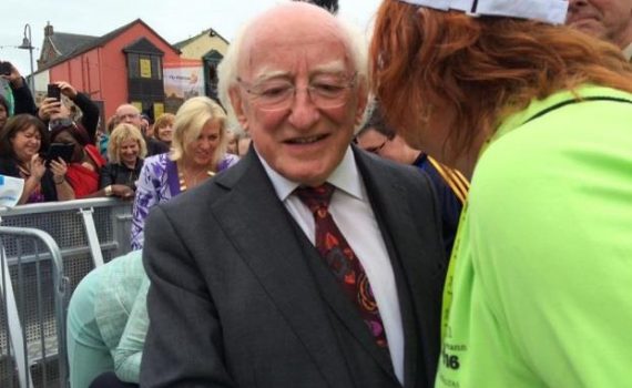 Mrs Seán Kelly; President Michael D Higgins, Mary Kelly