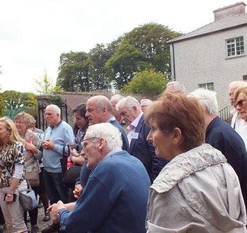 Listening to talk by Tomas Ó Brogan